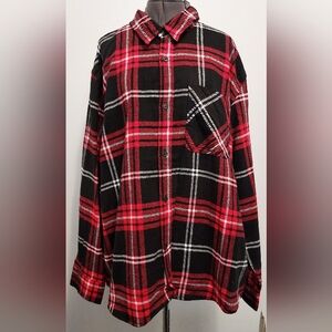 Retrofit Black and Red Checkered Shirt